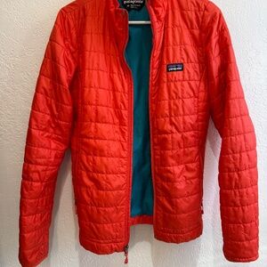 PATAGONIA PrimaLoft nano puff womens medium orange